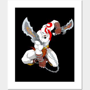 Classic Kratos the God of War Posters and Art